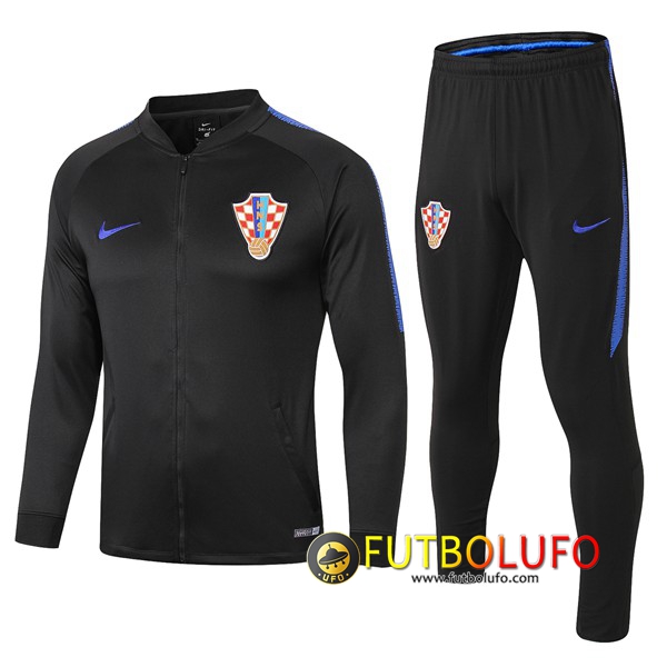 Chandal del Croacia Negro 2018/2019 Chaqueta + Pantalones