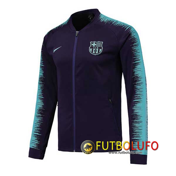 Chaqueta Futbol FC Barcelona Negro/Azul 2018/2019