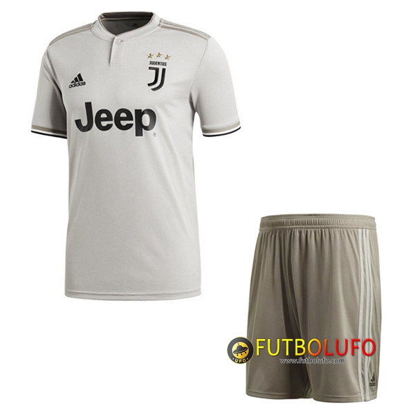 Segunda Camiseta del Juventus Niño 2018/2019 + Pantalones Cortos