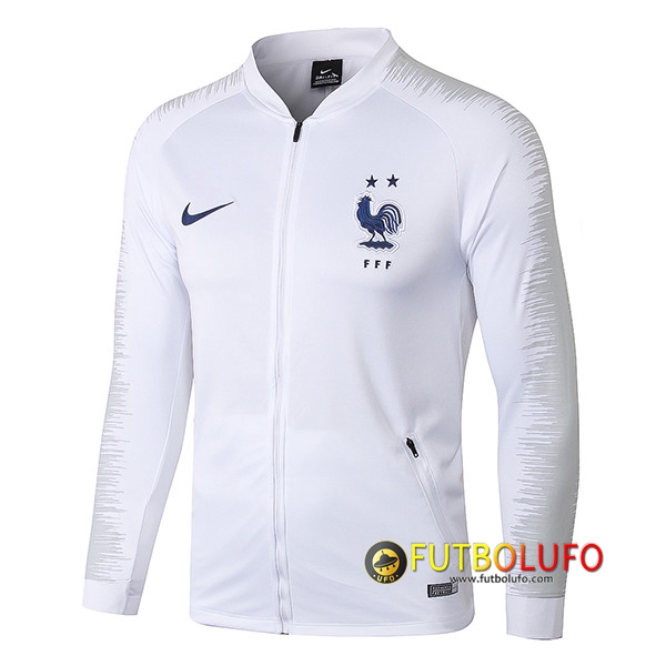 Chaqueta Futbol Francia 2 Etoiles Blanco 2018/2019