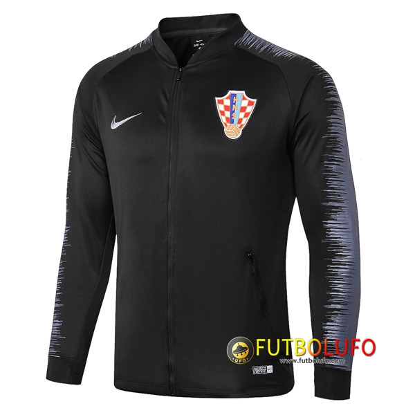 Chaqueta Futbol Croacia Negro 2018/2019