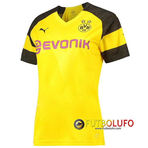 Primera Camiseta del Dortmund BVB Mujer 2018/2019