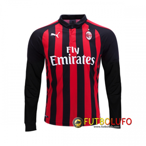 Camiseta milan manga larga clearance