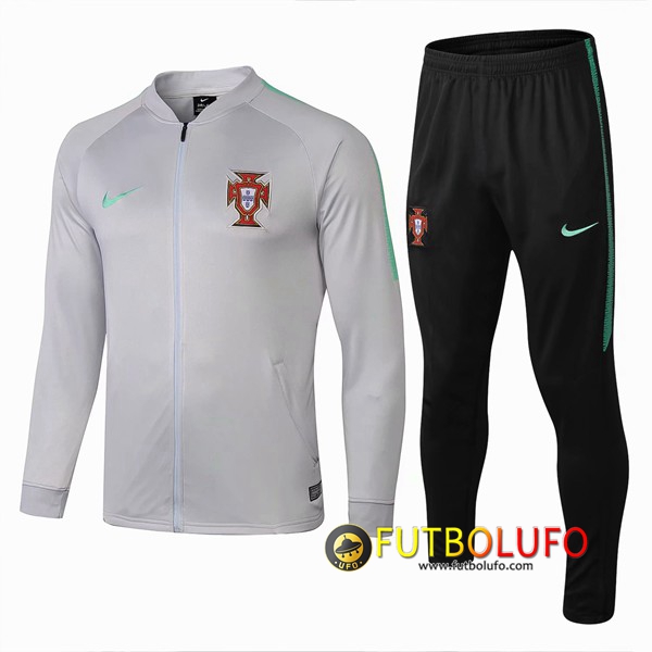 Chandal del Portugal Gris 2018/2019 Chaqueta + Pantalones