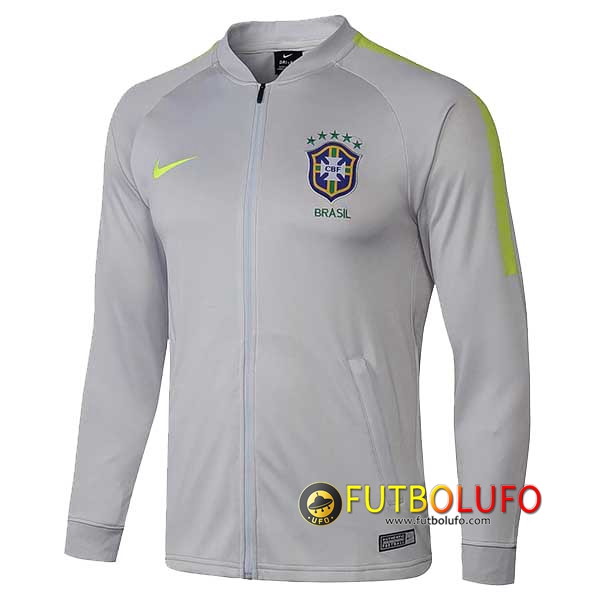 Chaqueta Futbol Brasil Gris 2018/2019