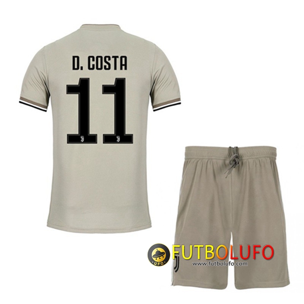 Segunda Camiseta del Juventus (D.COSTA 11) Niños 2018/2019 + Pantalones Cortos