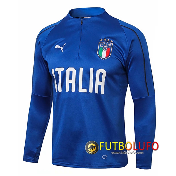Sudadera de entrenamiento Italia Azul 2018/2019