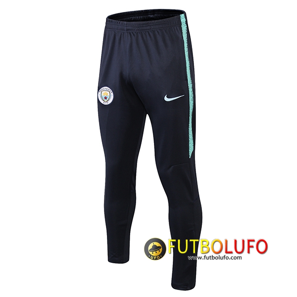 Pantalones de entrenamiento Manchester City Negro/Azul 2018/2019