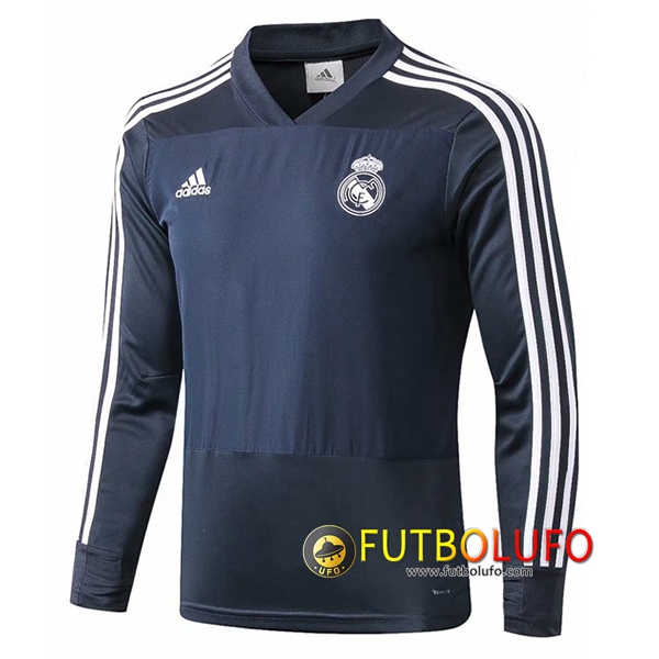 Sudadera de entrenamiento Real Madrid Azul oscuro 2018/2019
