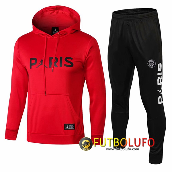 Trajes Rompevientos Chaqueta Jordan PSG Roja 2018/2019 + Pantalones