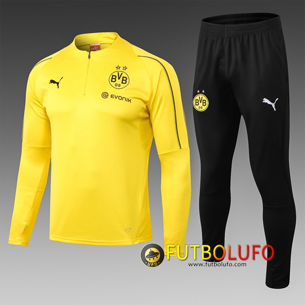 Chandal del Dortmund BVB Niño Amarillo 2018/2019 Sudadera + Pantalones