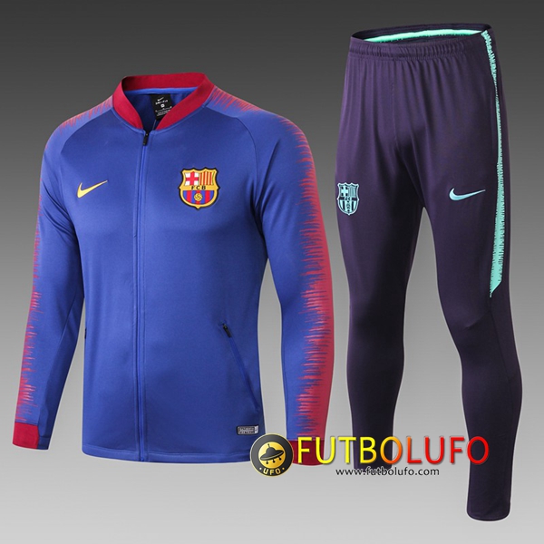 Flor de la ciudad pastel Incomodidad Nueva Chandal del FC Barcelona Niño Azul/Roja 2018/2019 Chaqueta +  Pantalones Tailandia