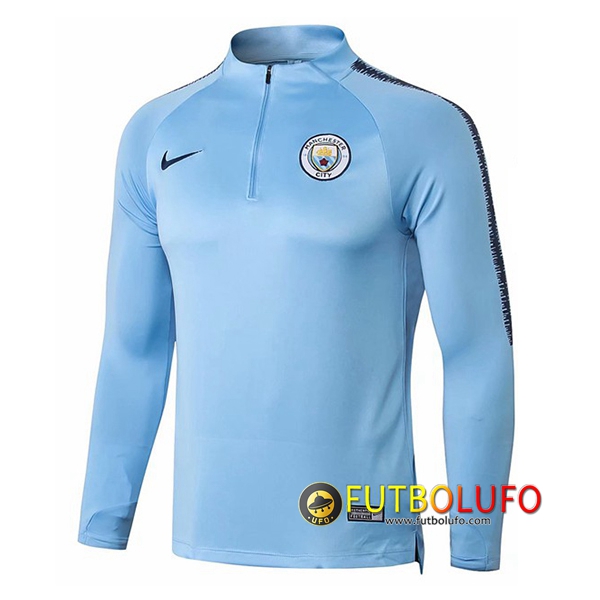 Sudadera de entrenamiento Manchester City Azul 2018/2019