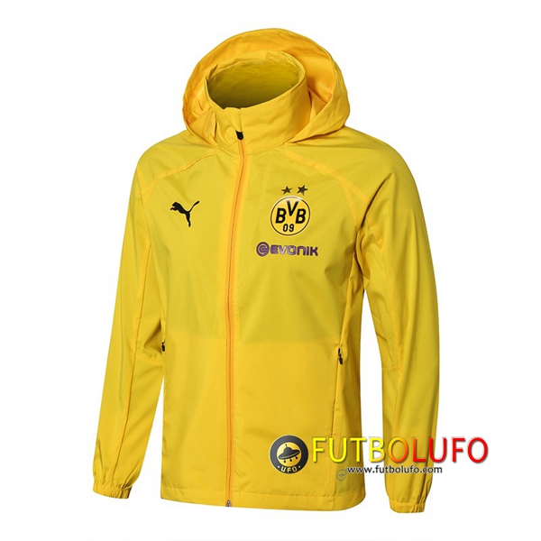 Chaqueta Futbol Coupe Vent Dortmund BVB Amarillo 2018/2019