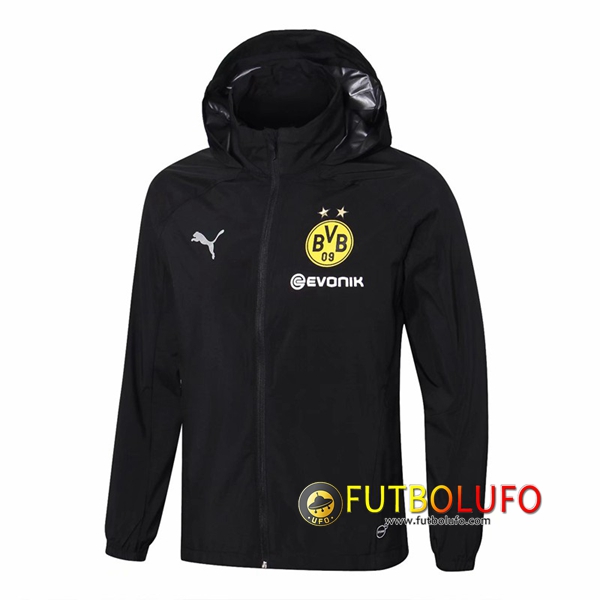 Chaqueta Futbol Coupe Vent Dortmund BVB Negro 2018/2019