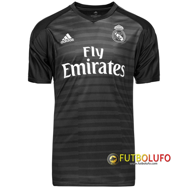 Camiseta Futbol Portero Real Madrid Negro 2018/2019