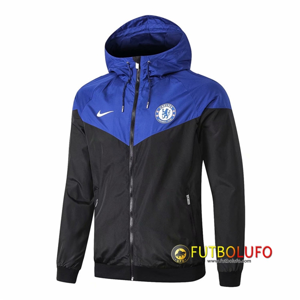 Chaqueta Futbol Coupe Vent FC Chelsea Azul/Negro 2018/2019