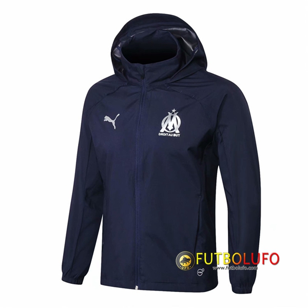 Chaqueta Futbol Coupe Vent Marsella OM Azul oscuro 2018/2019