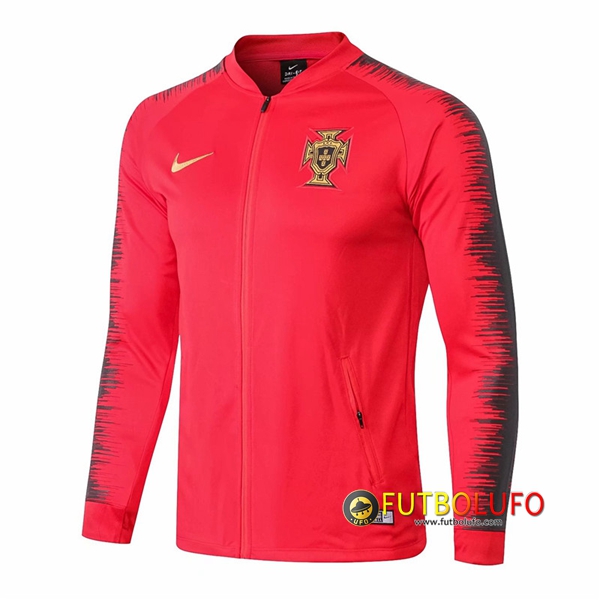 Chaqueta Futbol Portugal Roja/Negro 2018/2019