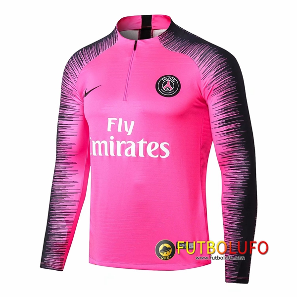 Sudadera de entrenamiento PSG Rose/Negro 2018 2019