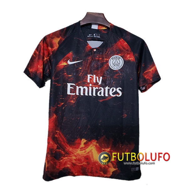 Camiseta Futbol PSG Edicion Conmemorativa Roja/Negro