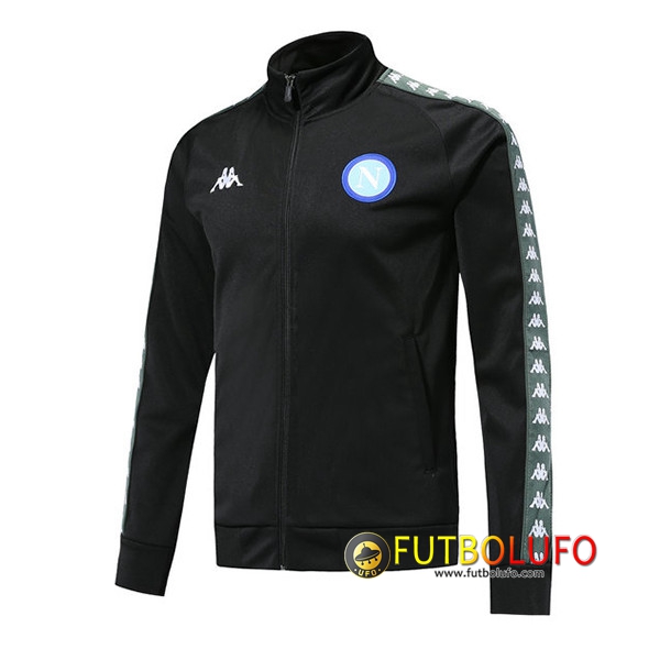 Chaqueta Futbol SSC Nápoles Negro 2018 2019