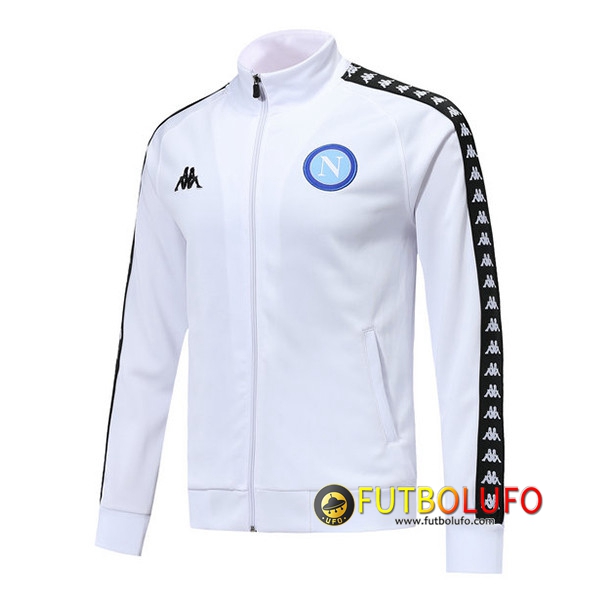 Nueva Chaqueta Futbol SSC N poles Blanco 2018 2019 Tailandia