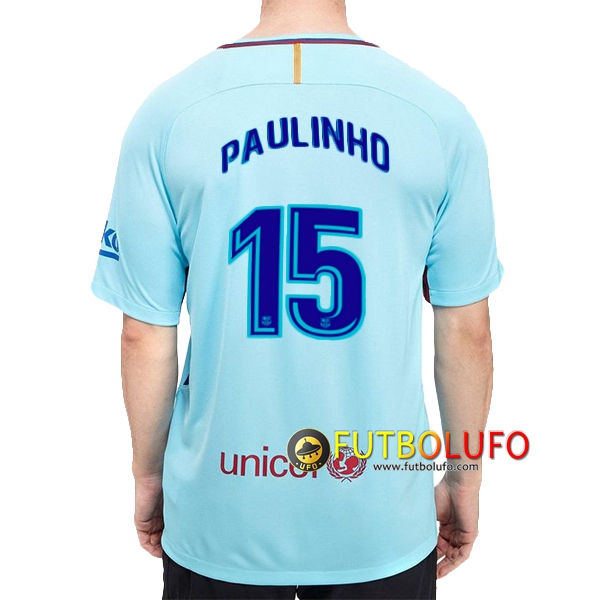 Segunda Camiseta del FC Barcelona (Paulinho 15) 2017/2018