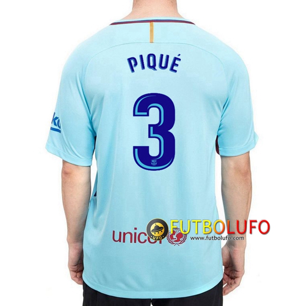 Segunda Camiseta del FC Barcelona (PIQUE 3) 2017/2018