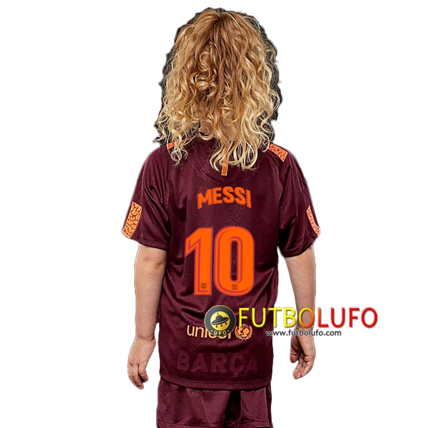 Nueva Camiseta FC Barcelona (Messi Niño 3 Equipacion 2017 2018 Tailandia