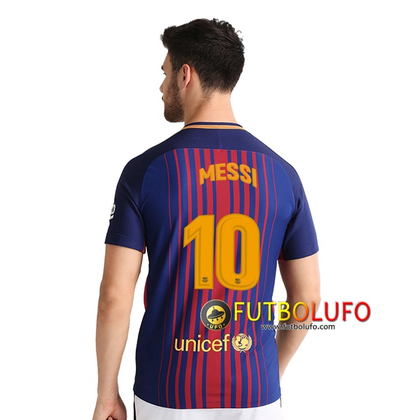 Primera Camiseta del FC Barcelona (Messi 10) 2017/2018