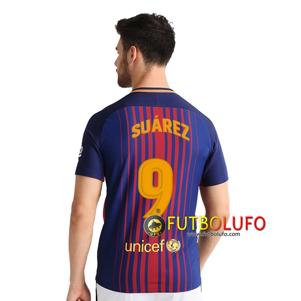 Primera Camiseta del FC Barcelona (SUAREZ 9) 2017/2018