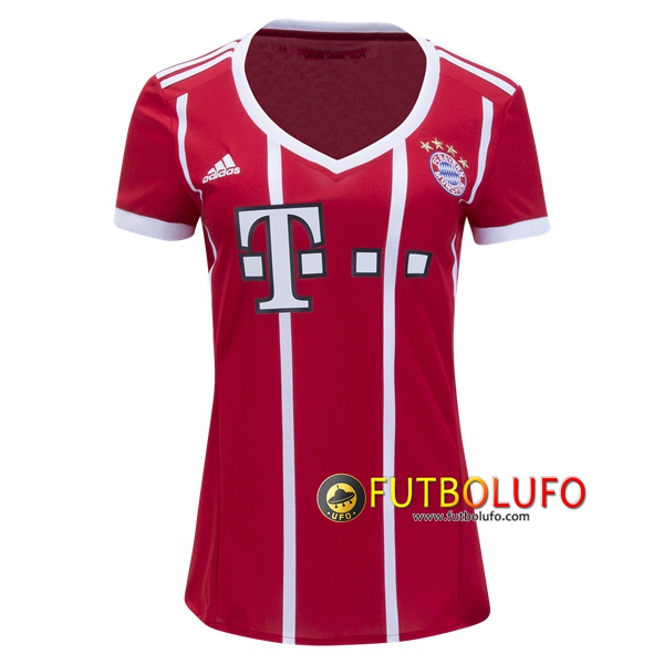 Primera Camiseta del Bayern Munich Mujer 2017/2018