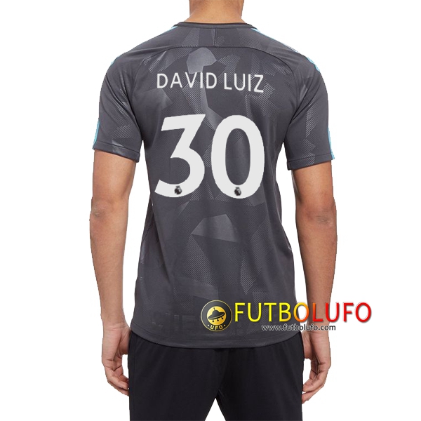 Tercera Camiseta del FC Chelsea (DAVID LUIZ 30) 2017/2018