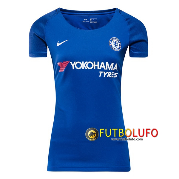 Primera Camiseta del FC Chelsea Mujer 2017/2018