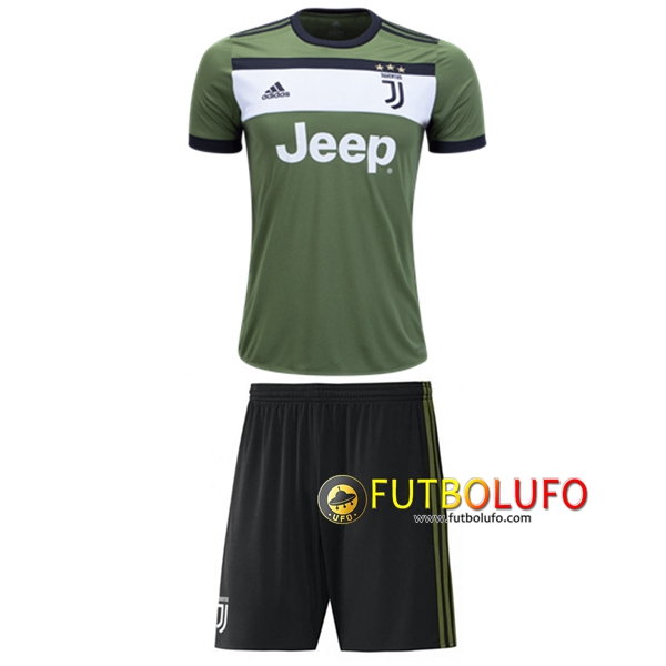 Tercera Camiseta Juventus Niño 2017/2018 + Pantalones Cortos