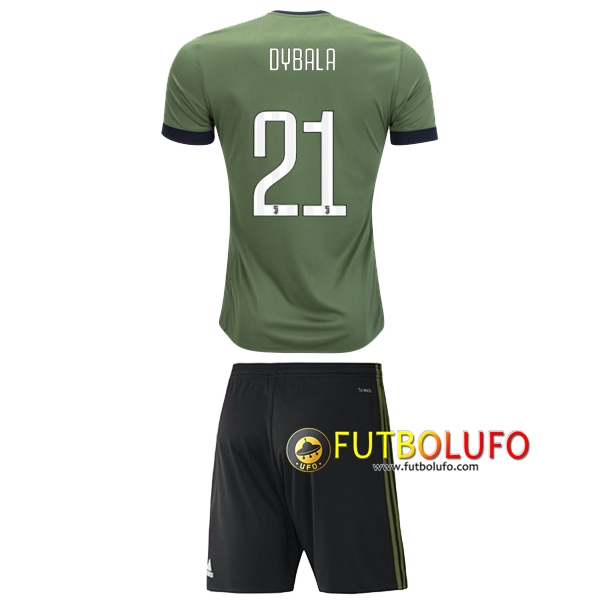 Tercera Camiseta Juventus (Dybala 21) Niño 2017/2018 + Pantalones Cortos