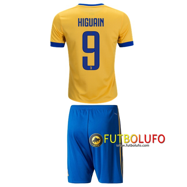 Segunda Camiseta Juventus (Higuain 9) Niño 2017/2018 + Pantalones Cortos