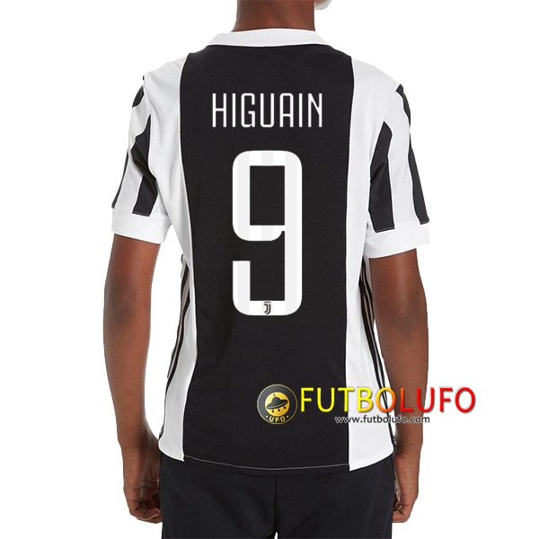 Primera Camiseta Juventus (Higuain 9) Niño 2017/2018 + Pantalones Cortos