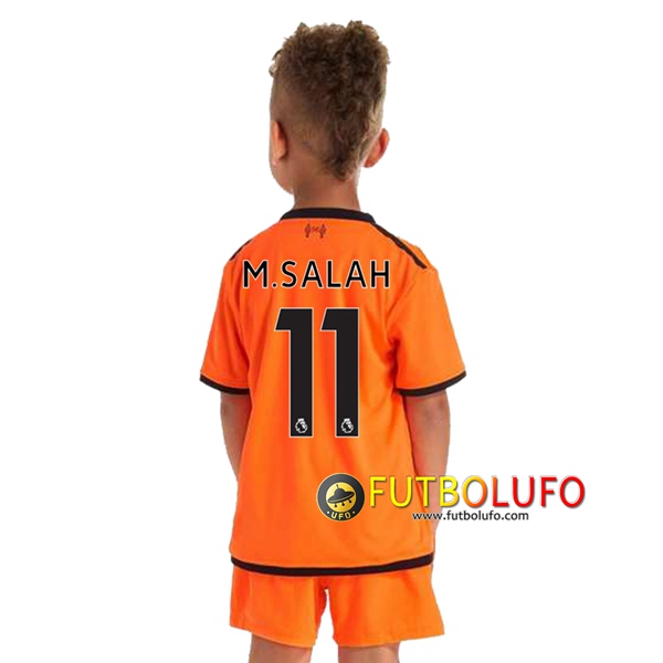 Tercera Camiseta Liverpool (M.SALAH 11) Niño 2017/2018 + Pantalones Cortos