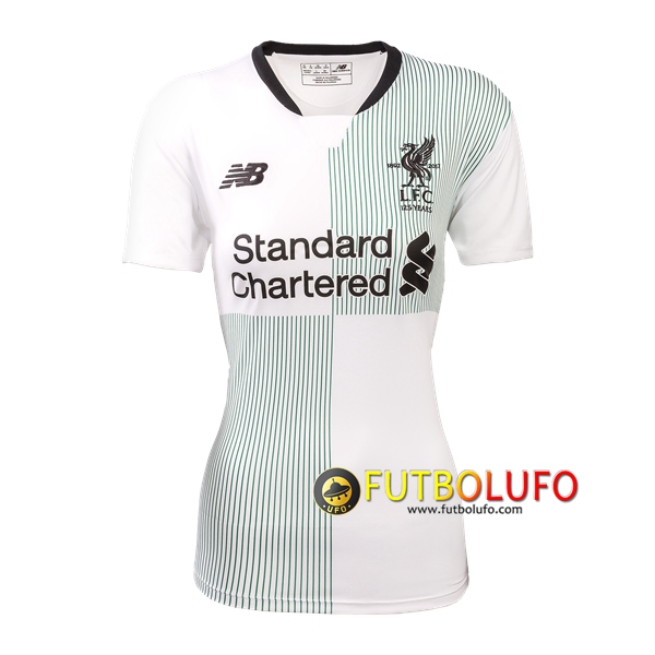 Segunda Camiseta del FC Liverpool Mujer 2017/2018