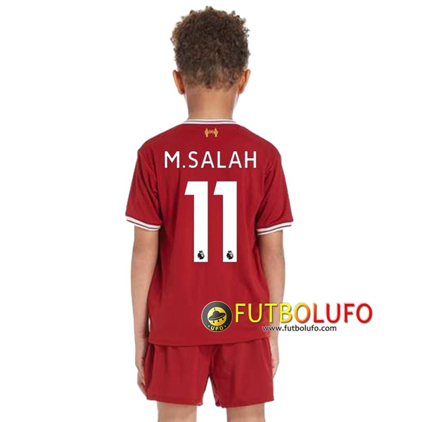 Primera Camiseta Liverpool (M.SALAH 11) Niño 2017/2018 + Pantalones Cortos