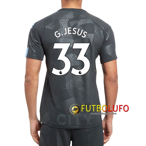 Sofisticado piel Respetuoso Nueva Camiseta Manchester City (G.JESUS 33) 3 Equipacion 2017 2018 Tailandia