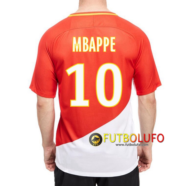 Primera Camiseta del AS Monaco (Mbappe 10) 2017/2018