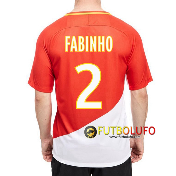 Primera Camiseta del AS Monaco (Fabinho 2) 2017/2018