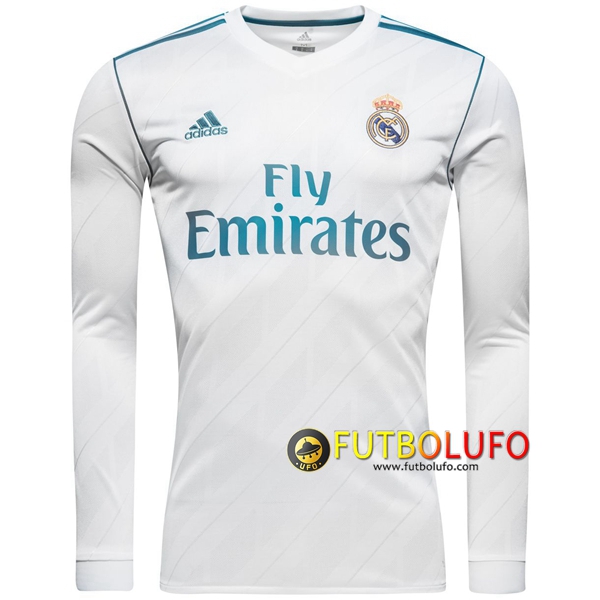 Primera Camiseta del Real Madrid Manga Larga 2017/2018