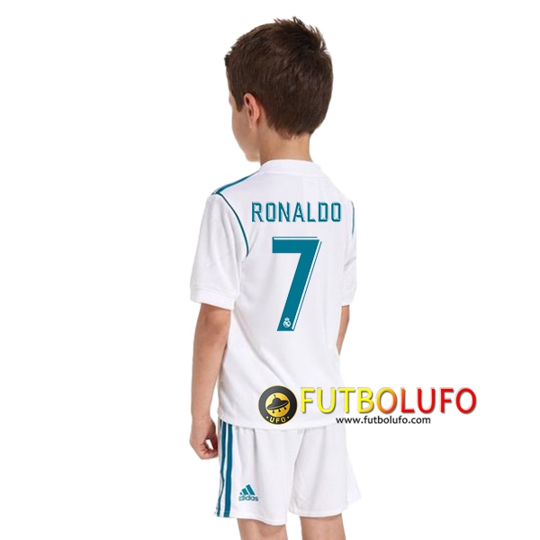 Equipación de fútbol de niño Real Madrid 2021/22 - Cristiano Ronaldo