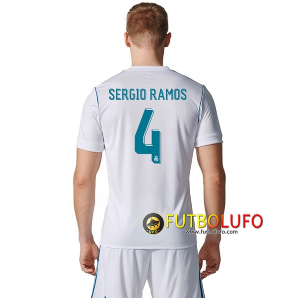 Primera Camiseta del Real Madrid (SERGIO RAMOS 4) 2017/2018