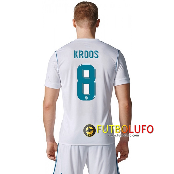Primera Camiseta del Real Madrid (KROOS 8) 2017/2018