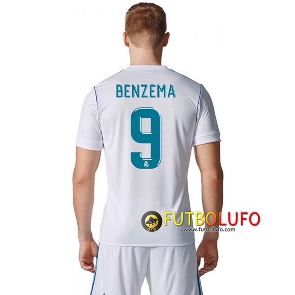 Primera Camiseta del Real Madrid (BENZEMA 9) 2017/2018